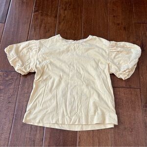 🔻🔻🔻Zara kids pearl balloon sleeve top
